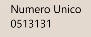 numero unico