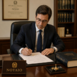 notaio che firma
